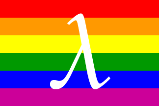 lambda rainbow flag